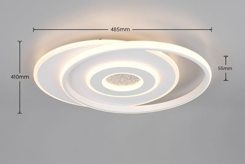 Plafon Trio NAZAR biały okrągły 48,5cm LED 30W 3000K 3600lm IP20 - 1 szt.