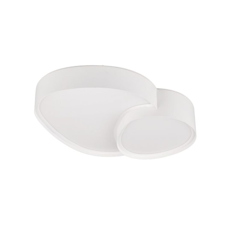 Plafon Trio RISE biały owalny 43cm LED 21W 2700-6500K 2400lm IP20 - 1 szt.