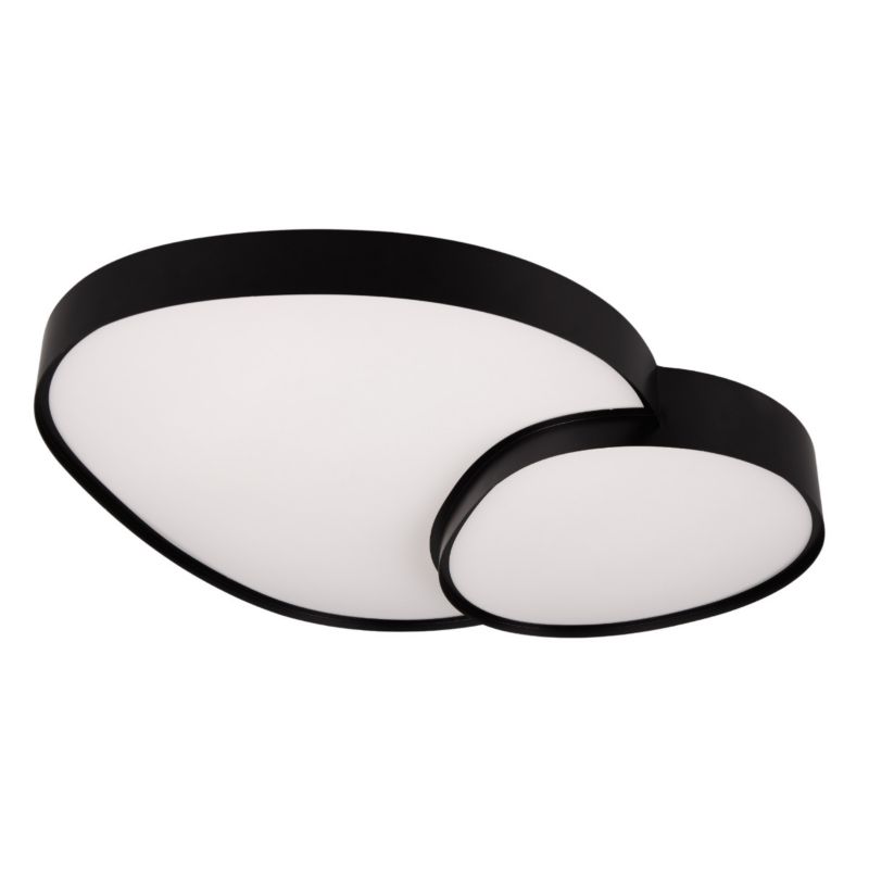 Plafon Trio RISE czarno-biały owalny 77cm LED 51W 2700-6500K 5100lm IP20 - 1 szt.