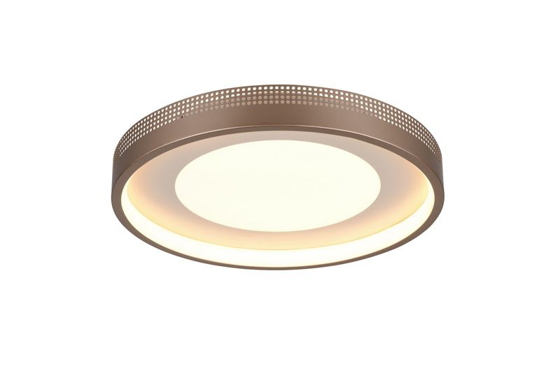 Plafon Trio SOLEA kawowo-biały okrągły 40cm LED 36W 3000K 4700lm IP20 - 1 szt.