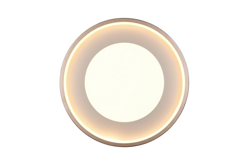 Plafon Trio SOLEA kawowo-biały okrągły 40cm LED 36W 3000K 4700lm IP20 - 1 szt.