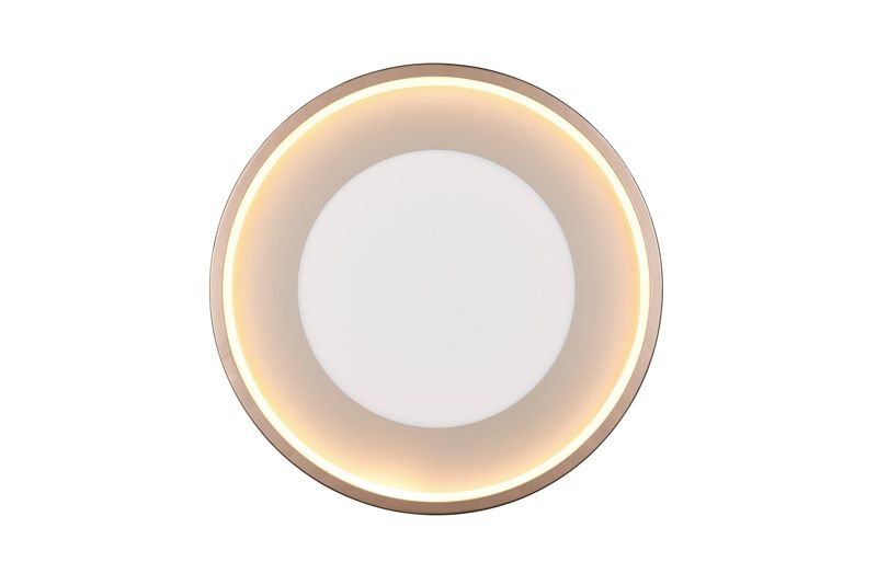 Plafon Trio SOLEA kawowo-biały okrągły 40cm LED 36W 3000K 4700lm IP20 - 1 szt.