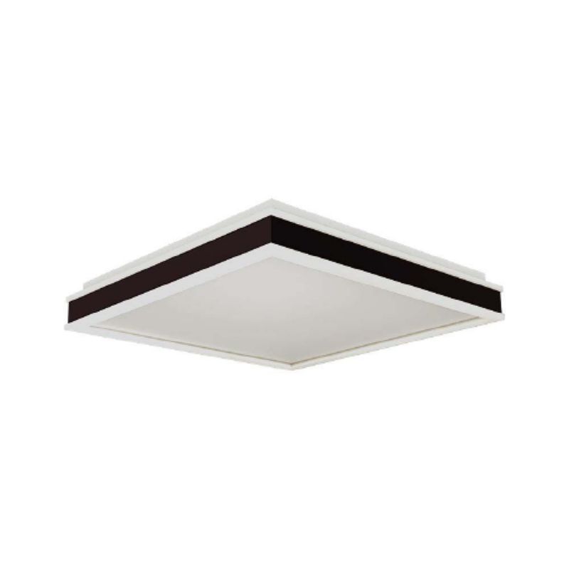 Plafon V-TAC  biało-czarny LED 18W 4000K 1490lm  IP20 wym: 6,2 x 35 x 35 cm tworzywo sztuczne - 1 szt.