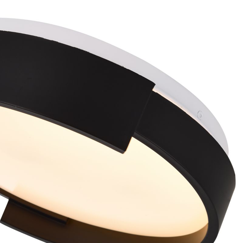 Plafon wycięcie Light Prestige HALO czarno-biały okrągły 27cm LED 15W Biały zmienny 3000-6000K 1654lm IP20 - 1 szt.