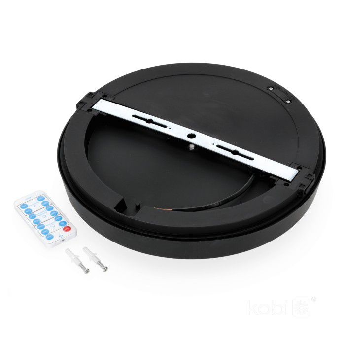 Plafon z czujnikiem ruchu LED 24W Kobi 3cct IP65 czarny 1szt.