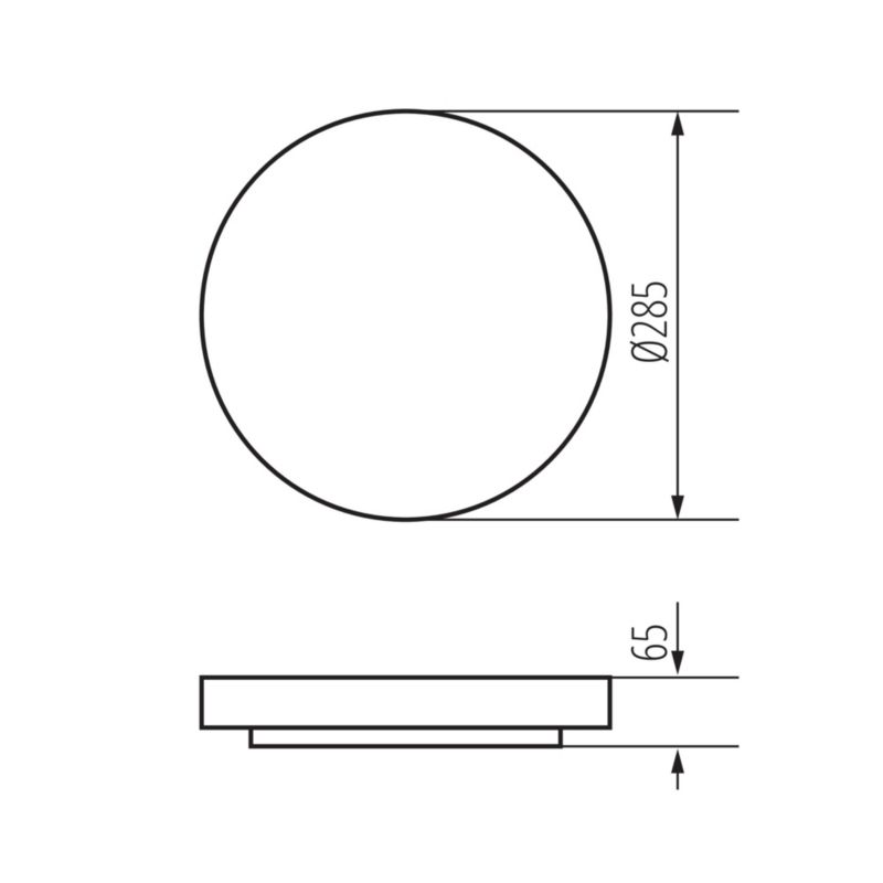 Plafoniera LED LightLogic LL IZKI PLAFON 16W 66335 sufitowa gwieździste niebo okrągła  1 szt.