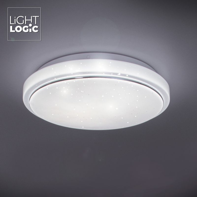 Plafoniera LED LightLogic LL IZKI PLAFON 16W 66335 sufitowa gwieździste niebo okrągła  1 szt.