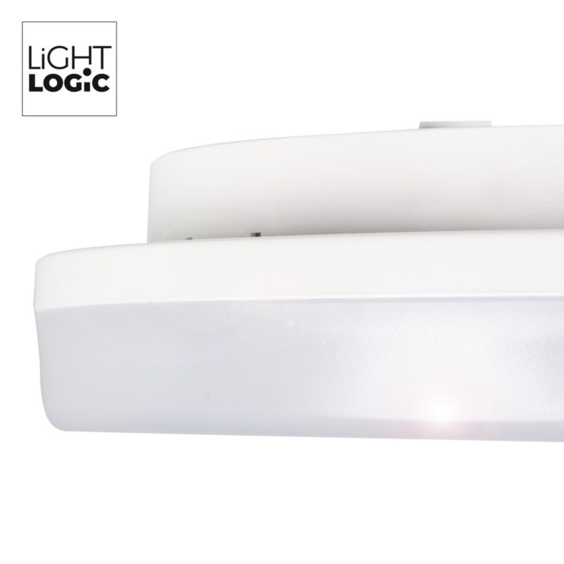 Plafoniera LED LightLogic LL KETI LED 18W-NW-O 30606 biała okrągła 1700 lm sufitowa 1 szt.