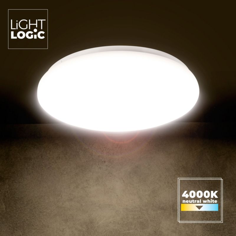 Plafoniera LED LightLogic LL PLAFON 01 17W 66050  klosz bezcieniowa , natynkowa 1 szt.