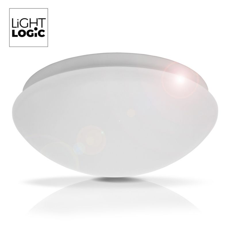 Plafoniera LightLogic LL PIZA SE 30577 z wymiennym źródłem światła czujnikiem ruchu E27 IP44 1 szt.