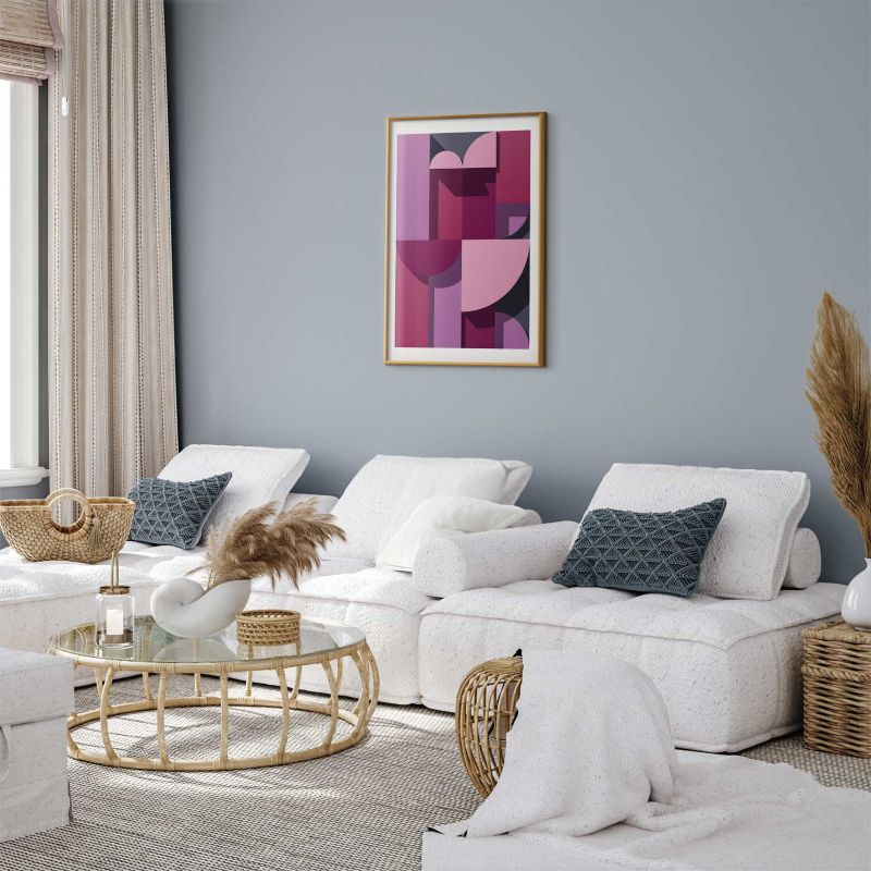 Plakat Artgeist Abstrakcyjne home 29,7x42 cm z ramą złotą 1 szt