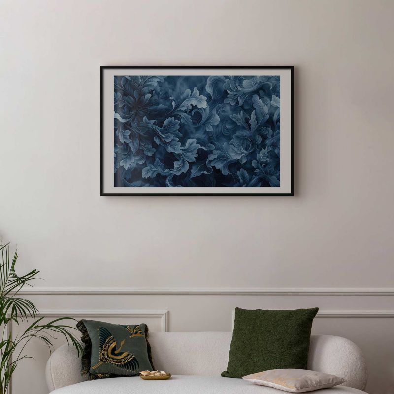 Plakat Artgeist Abstrakcyjne ornamenty 30x21 cm z ramą czarną 1 szt