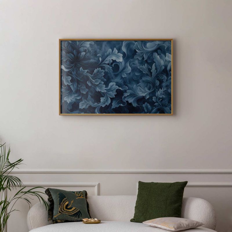 Plakat Artgeist Abstrakcyjne ornamenty 30x21 cm z ramą złotą 1 szt