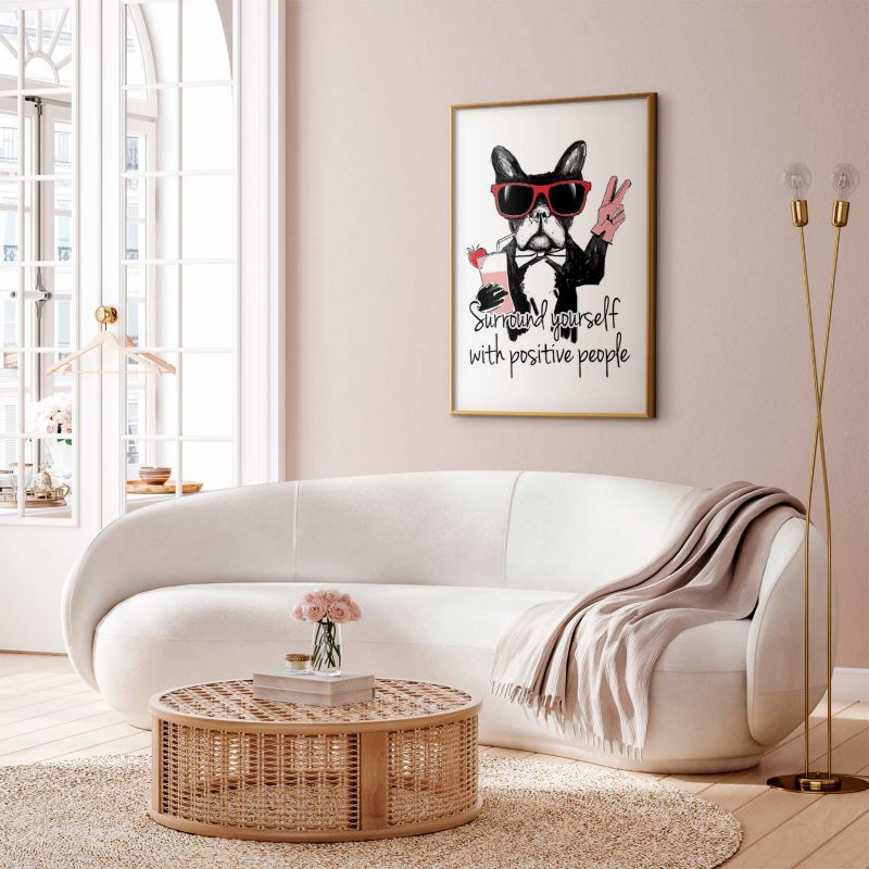 Plakat Artgeist Advice 21x30 cm z ramą złotą 1 szt