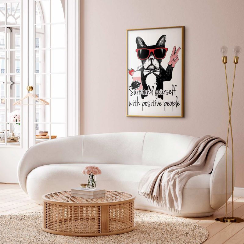 Plakat Artgeist Advice 40x60 cm z ramą złotą 1 szt