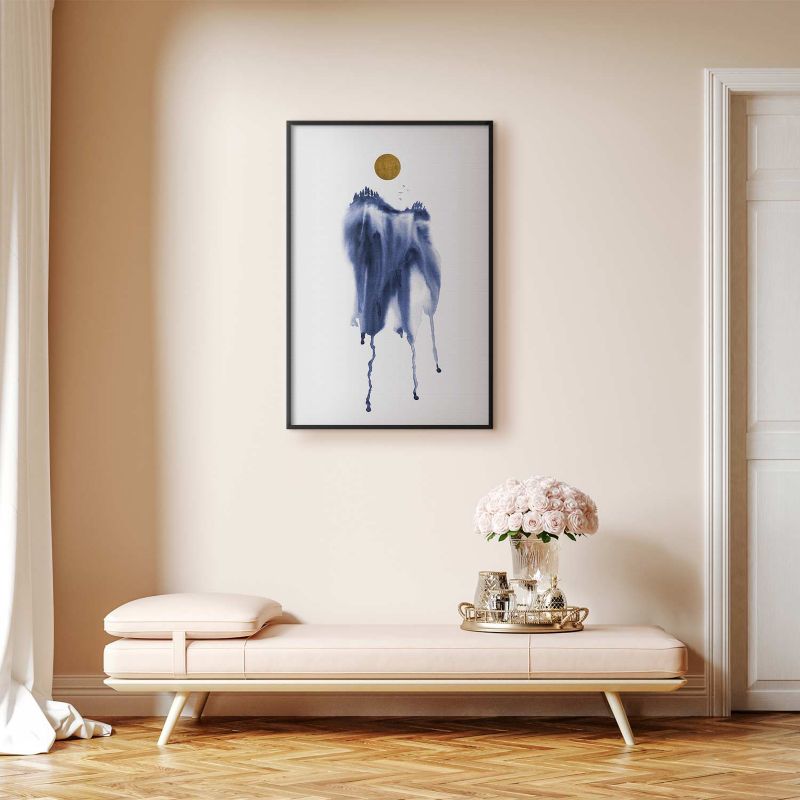 Plakat Artgeist Akwarelowa abstrakcja 29,7x42 cm z ramą czarną 1 szt