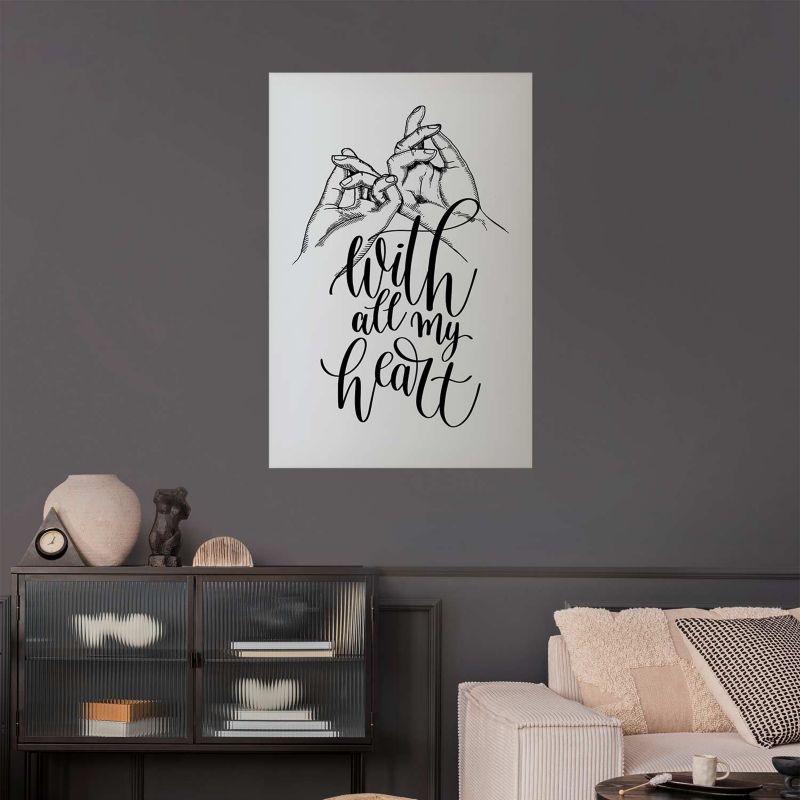 Plakat Artgeist All My Heart 40x60 cm bez ramy 1 szt