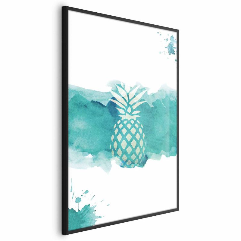 Plakat Artgeist Ananas 60x90 cm z ramą czarną 1 szt