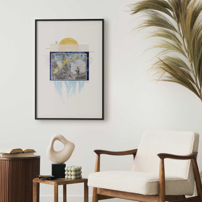 Plakat Artgeist Antarktyda 29,7x42 cm z ramą czarną 1 szt