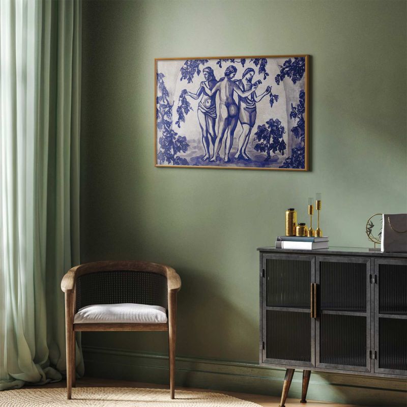 Plakat Artgeist Antyczna winnica 60x40 cm z ramą złotą 1 szt