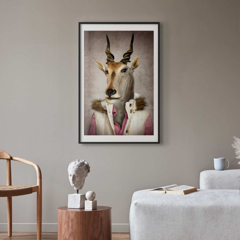 Plakat Artgeist Antylopa 29,7x42 cm z ramą czarną 1 szt