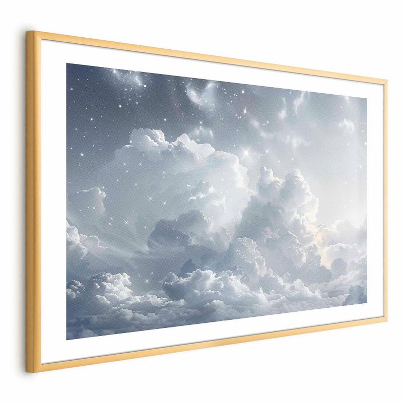 Plakat Artgeist Astralny spokój 90x60 cm z ramą złotą 1 szt