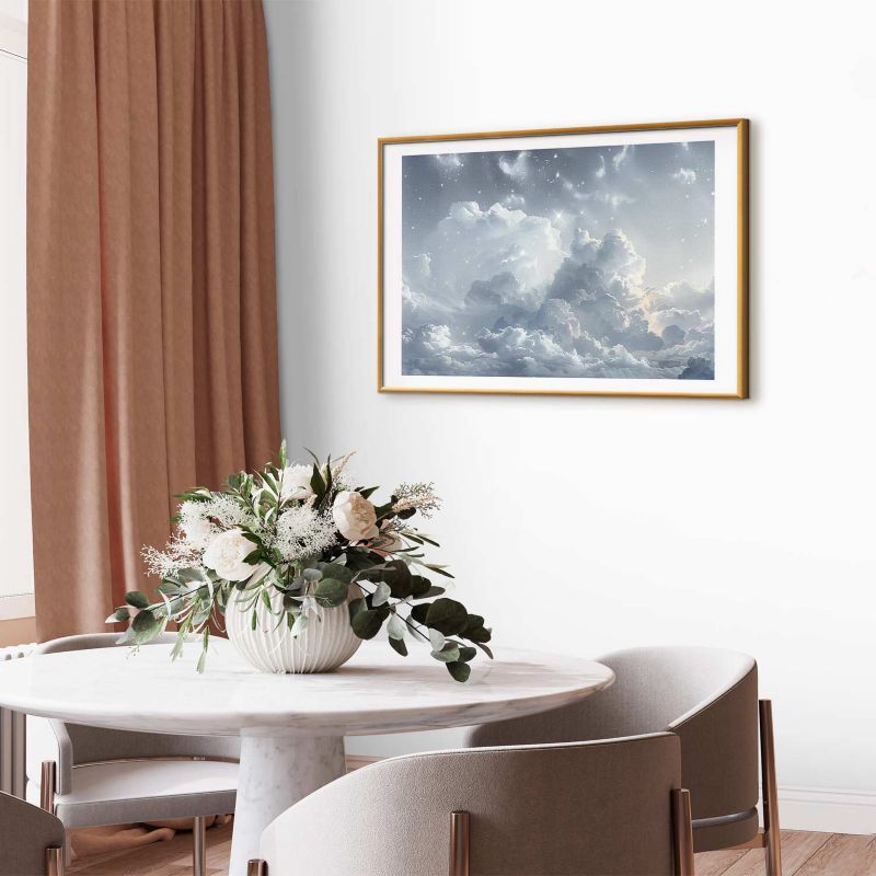 Plakat Artgeist Astralny spokój 90x60 cm z ramą złotą 1 szt