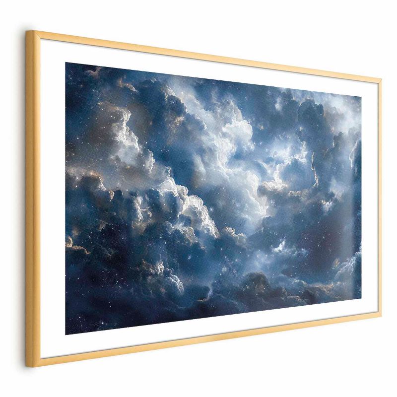 Plakat Artgeist Astronomiczne cuda 42x29,7 cm z ramą złotą 1 szt