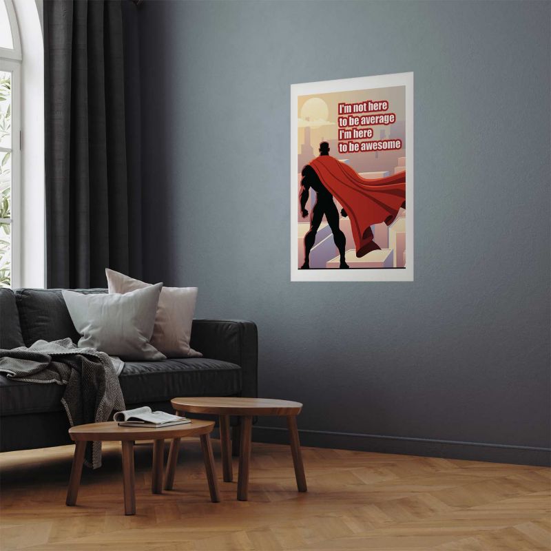 Plakat Artgeist Average 40x60 cm bez ramy 1 szt