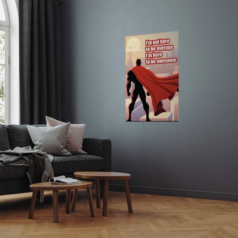 Plakat Artgeist Average 60x90 cm bez ramy 1 szt