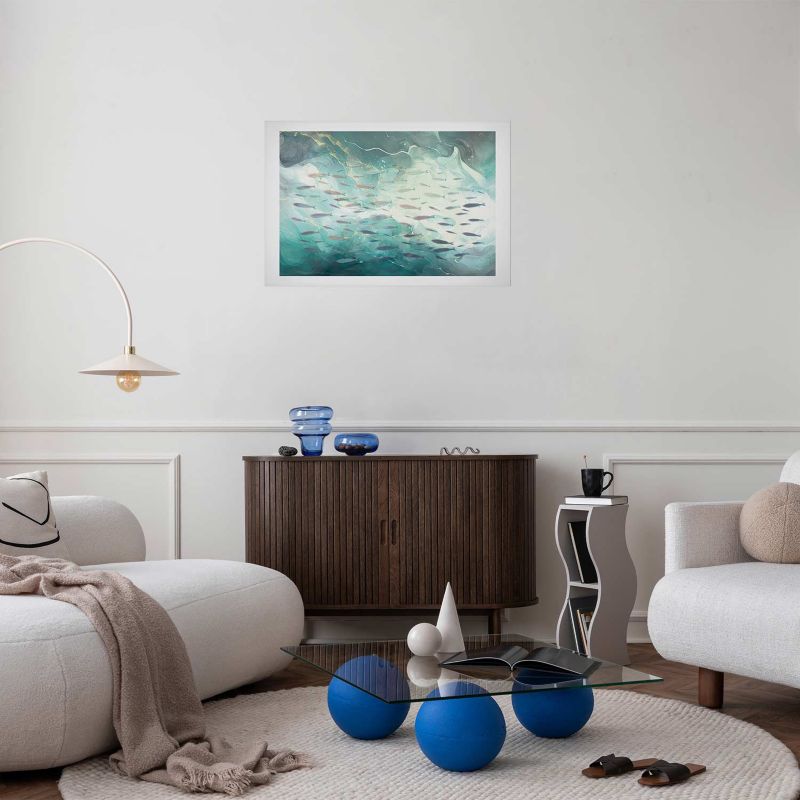 Plakat Artgeist Ławica ryb 42x29,7 cm bez ramy 1 szt