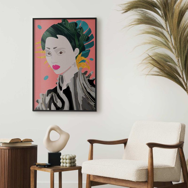 Plakat Artgeist Azjatycki styl 40x60 cm z ramą czarną 1 szt