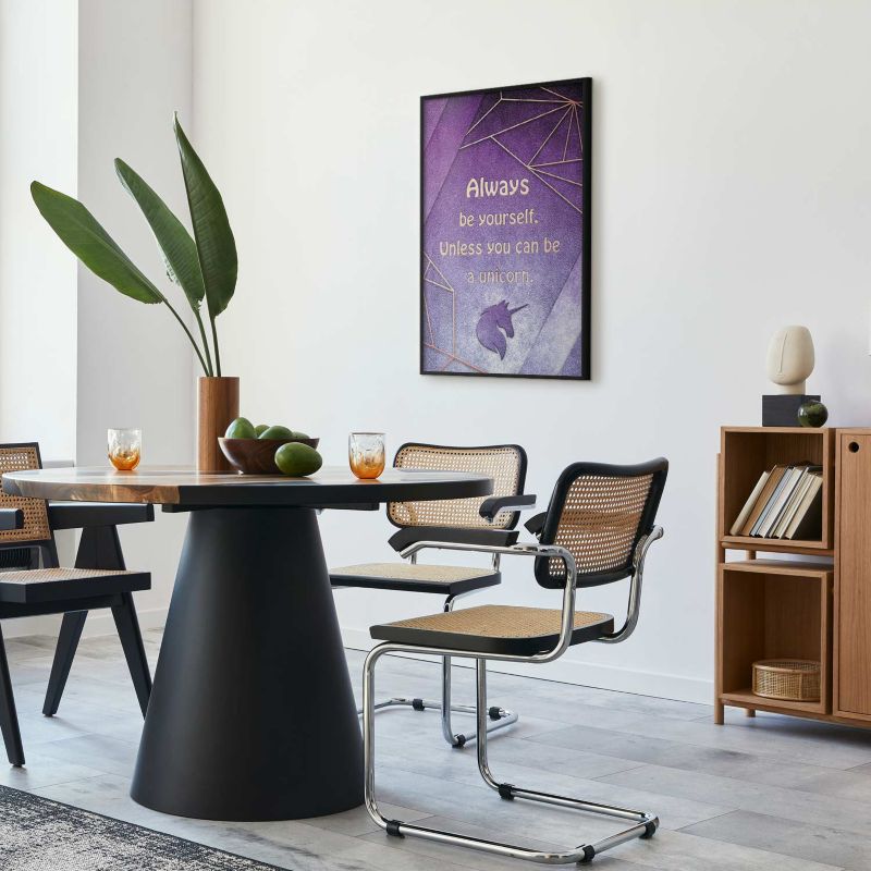 Plakat Artgeist Bądź sobą 40x60 cm z ramą czarną 1 szt