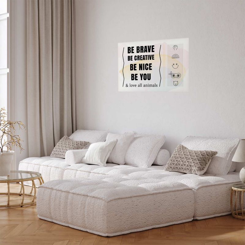 Plakat Artgeist Bądź sobą 42x29,7 cm bez ramy 1 szt