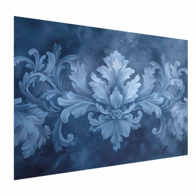 Plakat Artgeist Błękitny ornament 60x40 cm bez ramy 1 szt