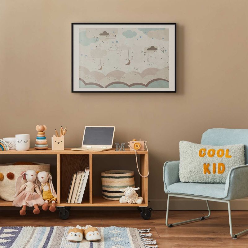 Plakat Artgeist Bajkowa noc 30x21 cm z ramą czarną 1 szt