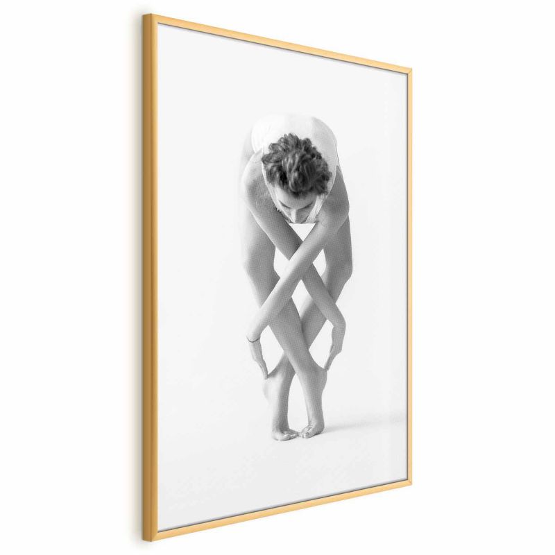 Plakat Artgeist Balet 40x60 cm z ramą złotą 1 szt