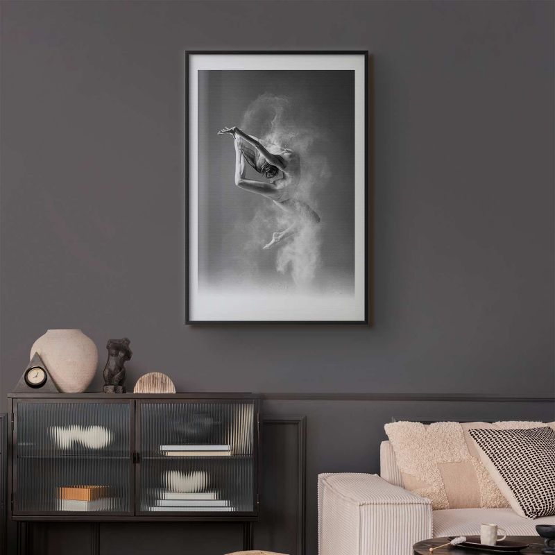 Plakat Artgeist Baletnica 21x30 cm z ramą czarną 1 szt