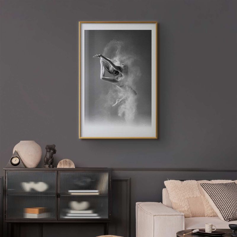 Plakat Artgeist Baletnica 60x90 cm z ramą złotą 1 szt