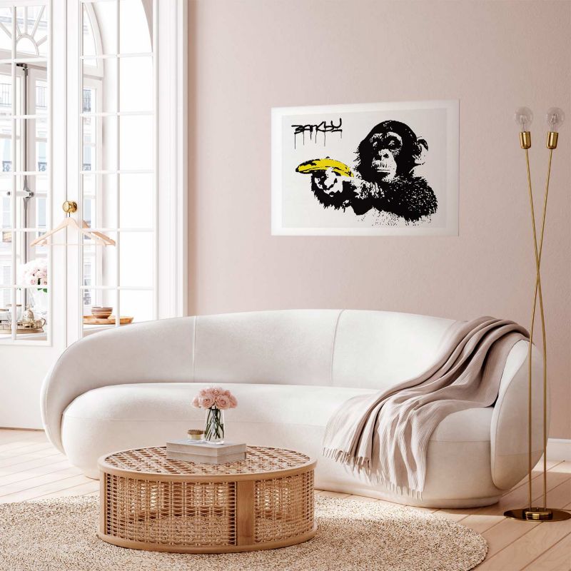 Plakat Artgeist Bananowy pistolet 42x29,7 cm bez ramy 1 szt