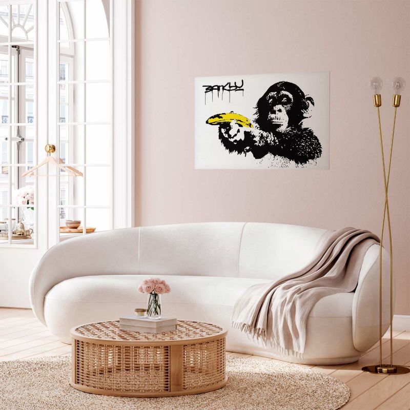 Plakat Artgeist Bananowy pistolet 42x29,7 cm bez ramy 1 szt