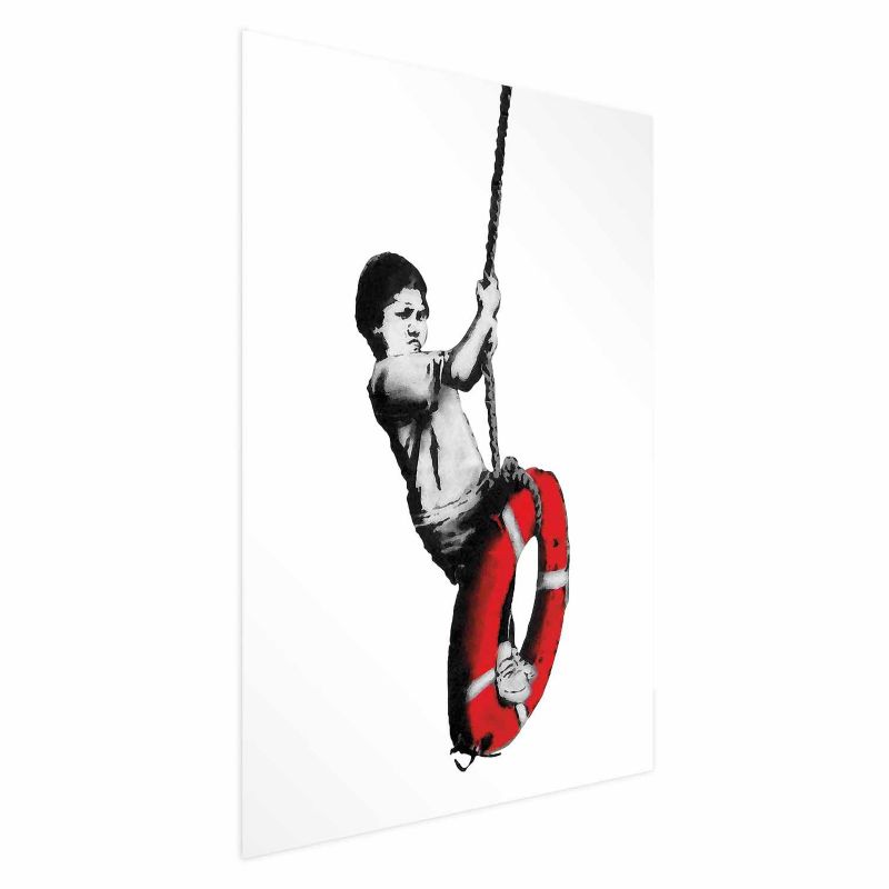 Plakat Artgeist Banksy: Chłopiec 21x30 cm bez ramy 1 szt