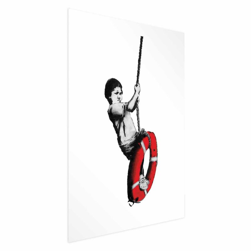 Plakat Artgeist Banksy: Chłopiec 40x60 cm bez ramy 1 szt