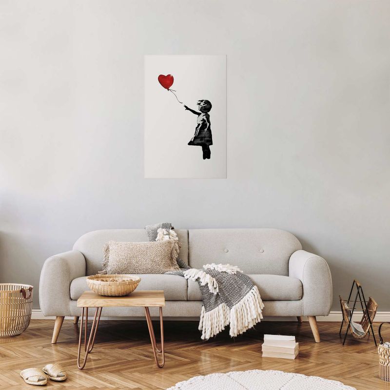 Plakat Artgeist Banksy: Dziewczynka 21x30 cm bez ramy 1 szt