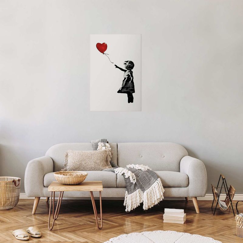 Plakat Artgeist Banksy: Dziewczynka 21x30 cm bez ramy 1 szt