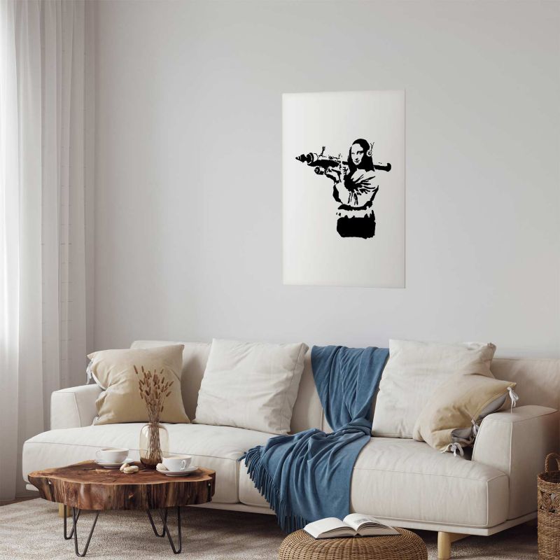 Plakat Artgeist Banksy Mona Lisa 40x60 cm bez ramy 1 szt