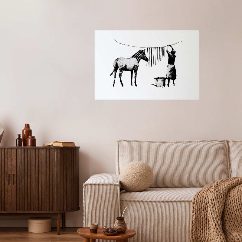 Plakat Artgeist Banksy: Pranie 30x21 cm bez ramy 1 szt