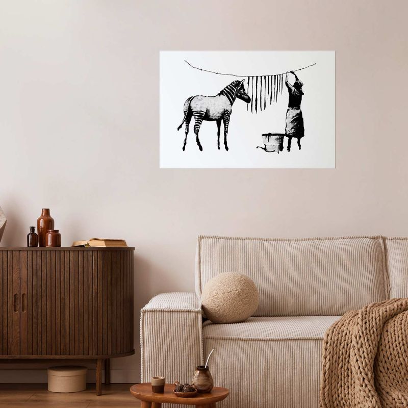 Plakat Artgeist Banksy: Pranie 42x29,7 cm bez ramy 1 szt