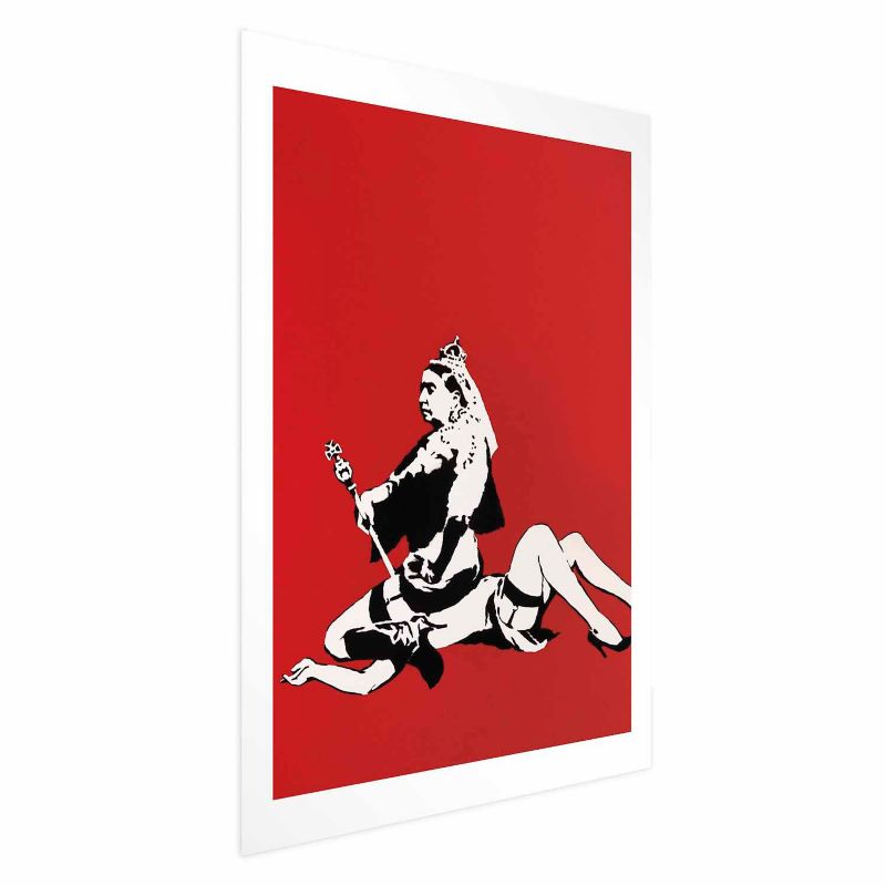 Plakat Artgeist Banksy: Queen Victoria 21x30 cm bez ramy 1 szt