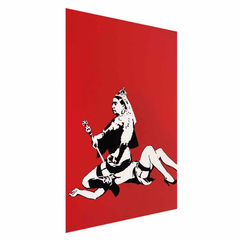 Plakat Artgeist Banksy: Queen Victoria 29,7x42 cm bez ramy 1 szt